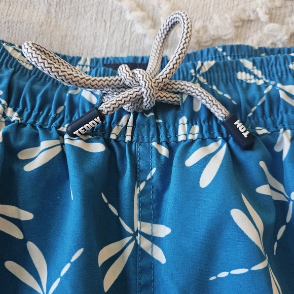 Tom & Teddy Men's Blue Dragonfly Swim Shorts Sz XL - Picture 6 of 10